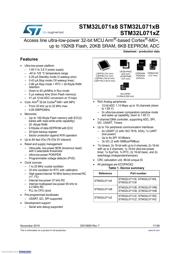 STM32L071RBT6 Datenblatt PDF