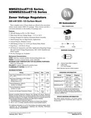 MMSZ5260BT1G 数据规格书 1
