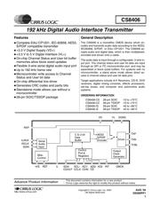 CS8406-IZ datasheet.datasheet_page 1