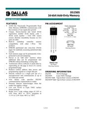 DS2505 Datenblatt PDF