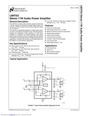 LM4752TS/NOPB 数据规格书 1