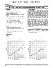 TAS5731MPHPR Datenblatt PDF