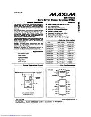 MAX281 datasheet.datasheet_page 1