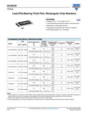 CRCW080510K5FKTA 数据规格书 1