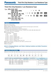 ERJ8BWFR100V 数据规格书 1