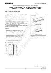 TC74HCT273AF(EL,F) datasheet.datasheet_page 1