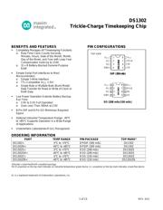 DS1302+ 数据手册