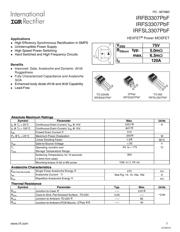 IRFB3307 Datenblatt PDF