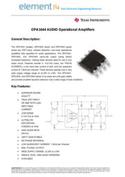 OPA1641AID 数据规格书 1