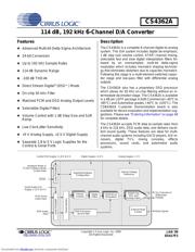 CS4362A-DQZR 数据规格书 1