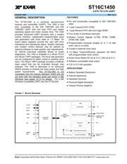 ST16C1450CJ28TR-F datasheet.datasheet_page 1