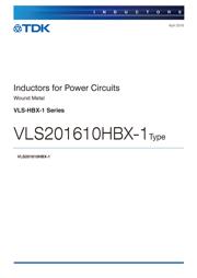 VLS201610HBX-R47M datasheet.datasheet_page 1