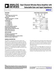 AD8432ACPZ-RL 数据规格书 1