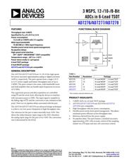 AD7276BUJZ-500RL7 Datenblatt PDF
