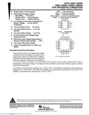 LM393 Datenblatt PDF