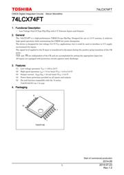 74LCX74FT(AJ) datasheet.datasheet_page 1