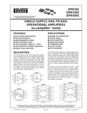 OPA2343 datasheet.datasheet_page 1