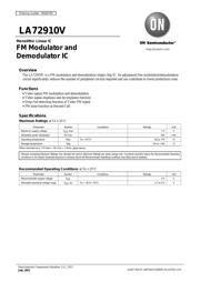 LA72910V-MPB-E datasheet.datasheet_page 1