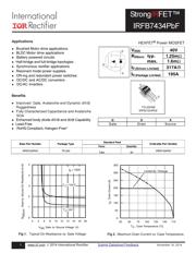 IRFB7434PBF Datenblatt PDF