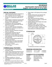 DS1921Z-F5 数据规格书 1