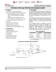 OPA348AQDBVRQ1 数据规格书 1