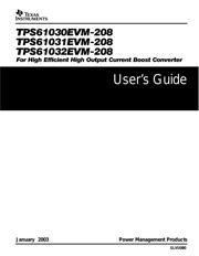 TPS61031EVM-208 数据规格书 1