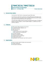 74HCT2G14 datasheet.datasheet_page 1