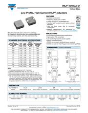 IHLP4040DZERR56M01 数据规格书 1