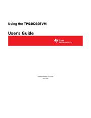 TPS40210EVM 数据规格书 1