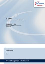 IPP60R125P6XKSA1 datasheet.datasheet_page 1