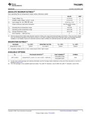 TPA2100P1 数据规格书 3