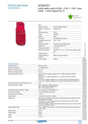 XCSA701 datasheet.datasheet_page 1