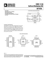 AD7545AKNZ Datenblatt PDF