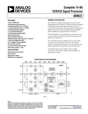 AD9822JRS Datenblatt PDF
