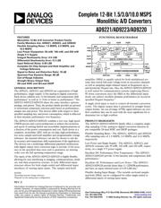 AD9220ARSZ Datenblatt PDF