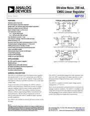 ADP151ACBZ-2.5-R7 数据规格书 1