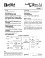 AD1953YSTZRL 数据规格书 1