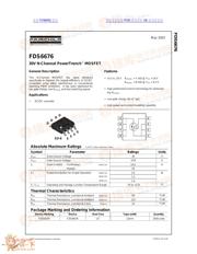 FDS6676 datasheet.datasheet_page 1