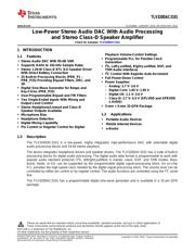 TLV320DAC3101 数据规格书 1