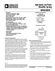 AD848JN datasheet.datasheet_page 1