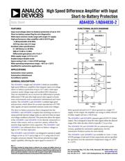 ADA4830-1 datasheet.datasheet_page 1