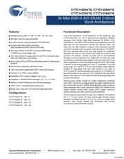 CY7C1423AV18-267BZXC datasheet.datasheet_page 1