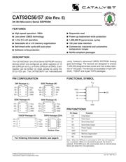 CAT93C57 datasheet.datasheet_page 1