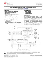 TLV320AIC3253IRGER datasheet.datasheet_page 1