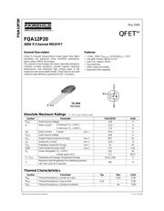 FQA12P20 数据规格书 1