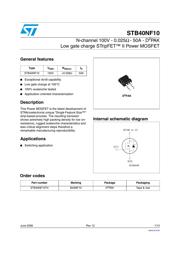 STB40NF10T4 datasheet.datasheet_page 1