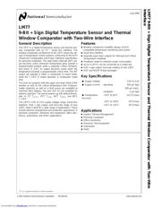 LM77CIMMX-3 数据规格书 1