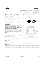 TS4984IQT 数据规格书 1