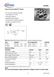 BF1005 数据规格书 1