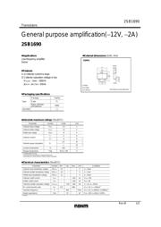 2SB1690TL datasheet.datasheet_page 1